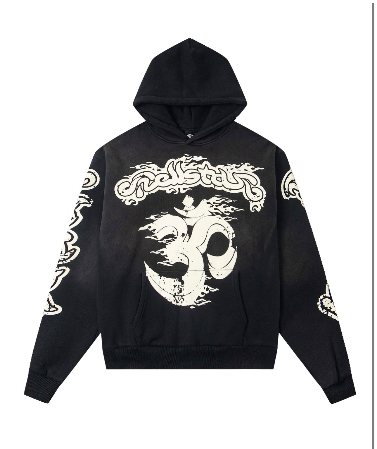 HELLSTAR (hoodie yoga black)