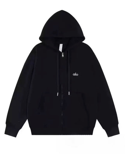 ALO (full zip Hoddie black)