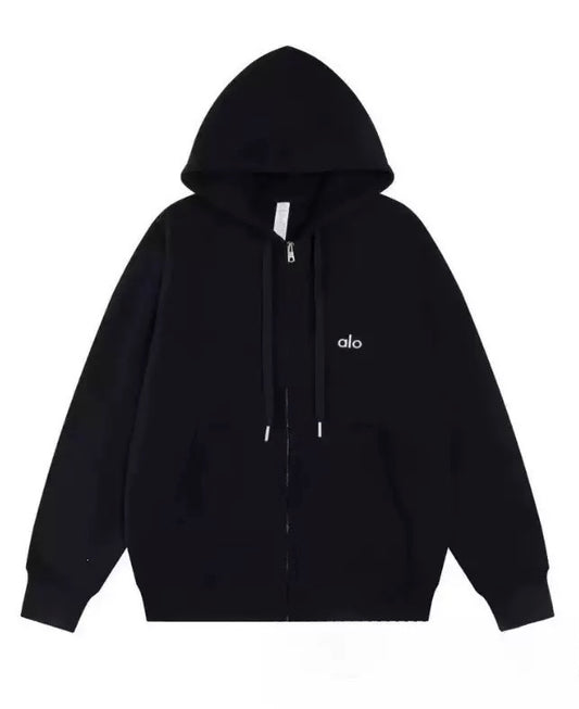 ALO (full zip Hoddie black)