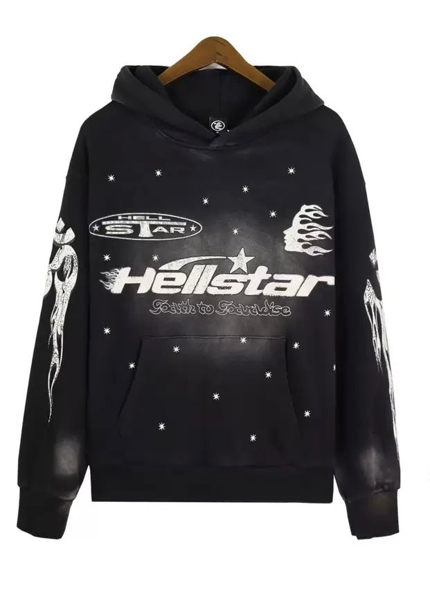 HELLSTAR (hoddie black to paradise)