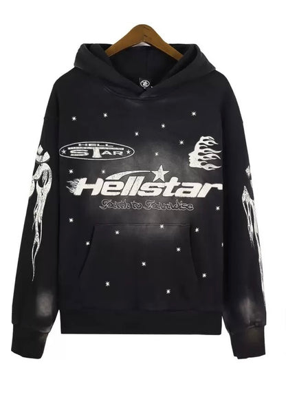 HELLSTAR (hoddie black to paradise)