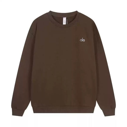 ALO CREWNECK SWEATER BROWN