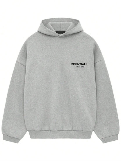SUDADERA ESSENTIALS GRIS