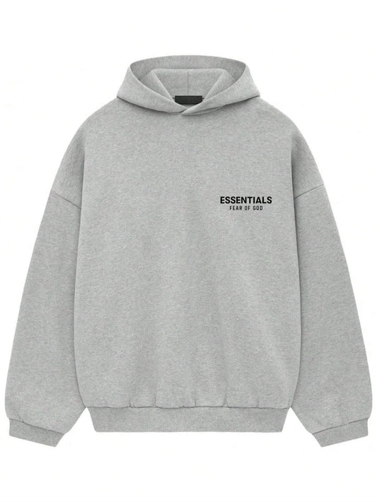 SUDADERA ESSENTIALS GRIS