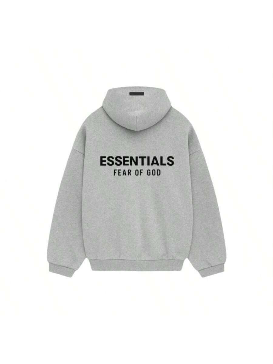 SUDADERA ESSENTIALS GRIS
